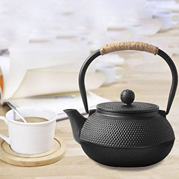 Japanese Cast Iron Tea Kettle with Infuser - Stovetop Safe (800ml)