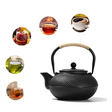 Japanese Cast Iron Tea Kettle with Infuser - Stovetop Safe (800ml)