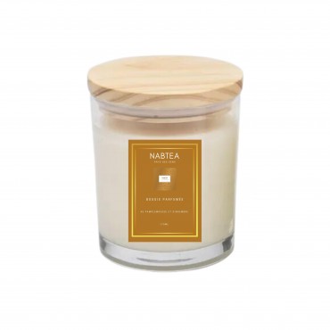 Grapefruit and ginger scented candle