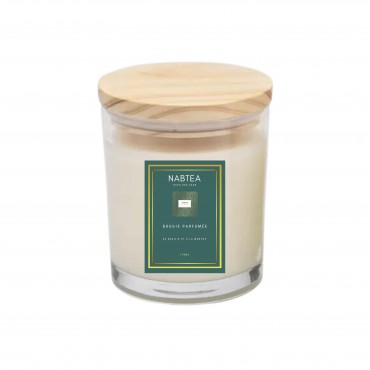 Basil and mint scented candle